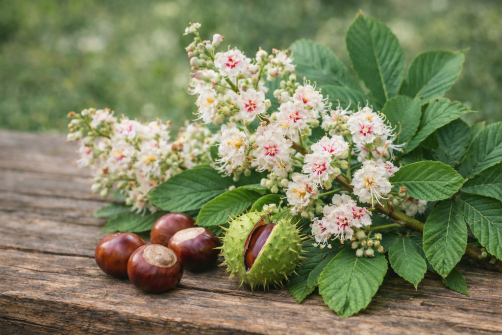 ippocastano proprietà benefici fiori unguento dei nonni